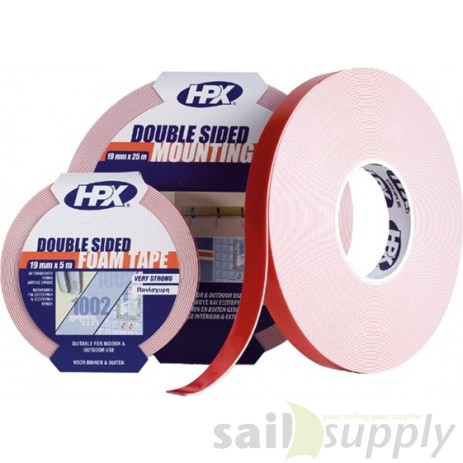 Mirror mounting tape - wit 19mm x 25M