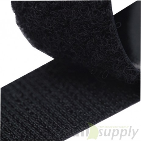 ZipFix klittenband (lus)-zwart 20mmx5M