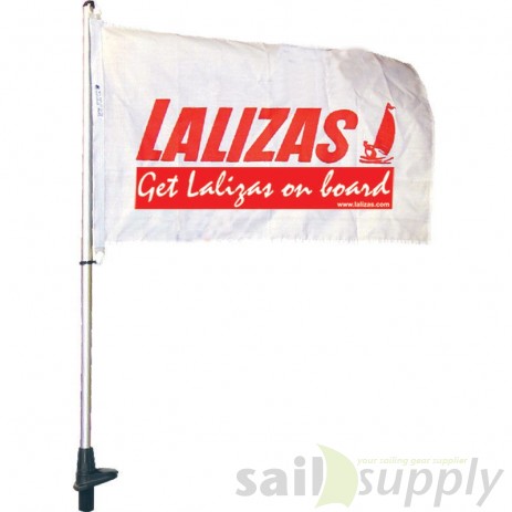 Lalizas plug in pole for flag, 100cm,black
