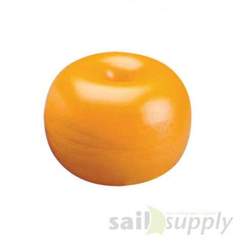 Lalizas surface float w/hole, spherical, dia. 190mm, Yellow