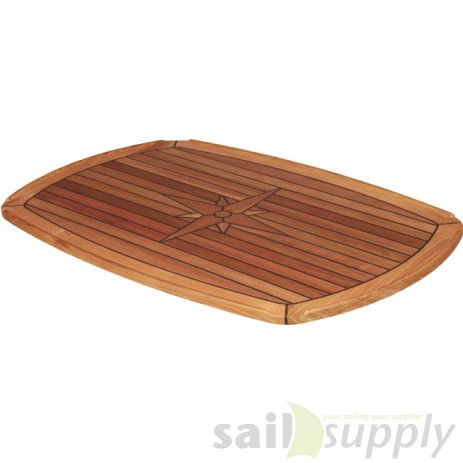 Tafelblad teak 'classic comfort' 61x94cm
