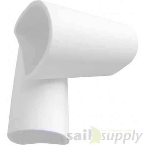 Talamex Steigerstootrand p-connector wit (2pcs)