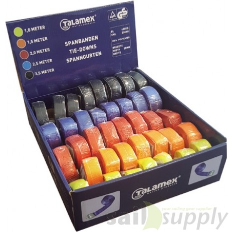 Talamex Spanband assortiment 5 kleurenx8 stuks