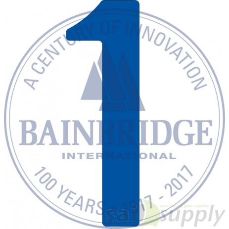Bainbridge Zeilnummer 300 mm blauw 1