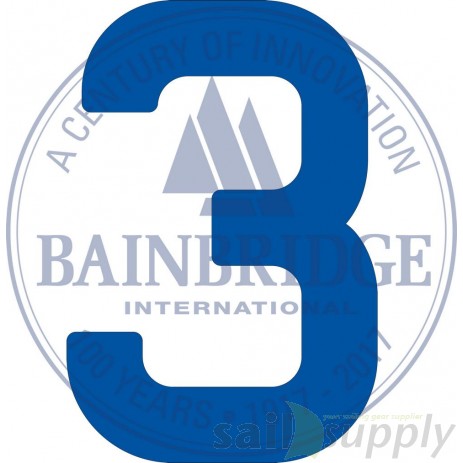 Bainbridge Zeilnummer 300 mm blauw 3