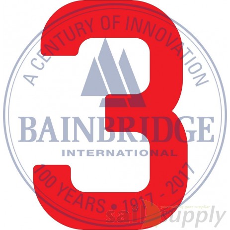 Bainbridge Zeilnummer 300 mm rood 3