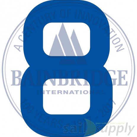 Bainbridge Zeilnummer 300 mm blauw 8