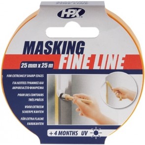 Masking tape 4400 - oranje 25mm x 25M
