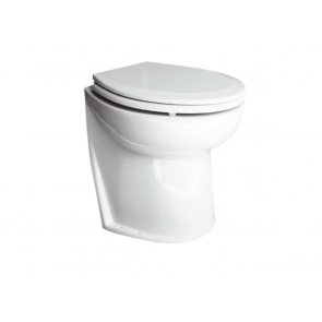 Jabsco De Luxe 14" elektr. toilet 12V recht met solenoid