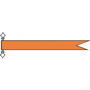 Talamex Oranje wimpel 180cm