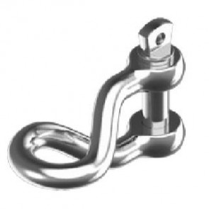 U-Hardware D-sluiting gedraaid RVS