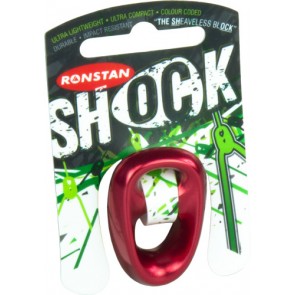 Ronstan Shock XL schijfloos blok 10 mm rood