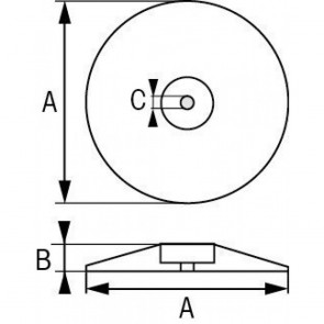 Roeranode zink 110 mm (2stuks)