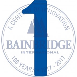 Bainbridge Zeilnummer 300 mm blauw 1