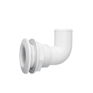 Lalizas thru-hull elbow 90gr, for hose dia. 20mm, PA, white