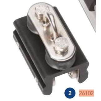 Barton overloopwagen bt506 wagen 4-wiel+contr.sch.i-rail 24mm